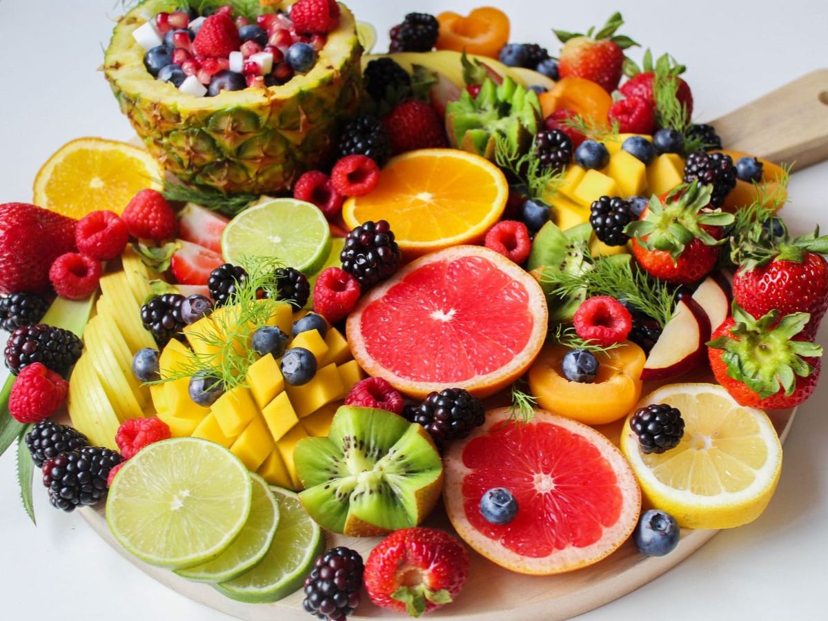 Composition de fruits exotiques